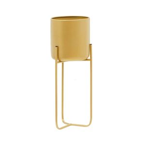 Jardinière en métal design Linea Exports Inc, pot de fleurs de qualité supérieure pour intérieur et extérieur, élégant pour jardin, balcon, rangement décoratif - Product Image 5