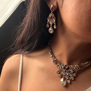Ritamba Antique Polki Husli Fine Jewelry Set - Product Image 1