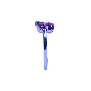 Wedding Wear 925 Sterling Silver Gold Plated Jewelry Multi Tourmaline Gemstone Women Wear Classic <b>Ring</b> - Product Image 4