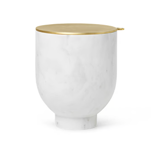 Seau à glace en marbre au design moderne, refroidisseur de vin pour la maison et le jardin - Product Image 2