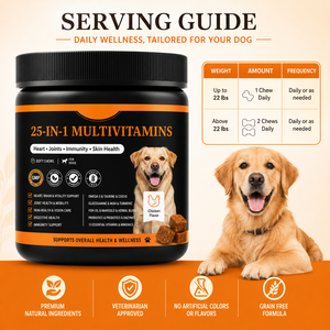 Premium Multivitamin Chews for Dogs and Cats Natural Pet Supplements Daily Vitamins for Immune Joint Skin Coat Digestive Support - Product Image 5