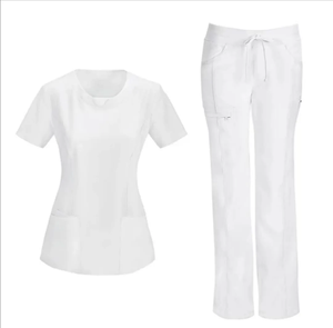 Uniformes Médicos para Mujer, Conjuntos de Uniformes de Trabajo para Doctoras, Traje de Trabajo para Hospital, Salón de Belleza, Spa, Ropa Cómoda y Elástica para Enfermeras de Hospital - Product Image 1