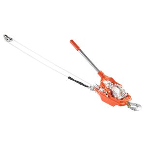 Treuil électrique robuste de 6614 lb avec câble de 35 pieds de diamètre 0,3, 2 crochets, outil de traction à cliquet - Product Image 1