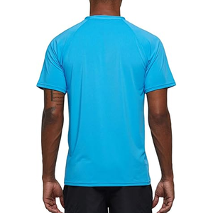 เสื้อแรชการ์ดแขนยาวคอสูง UPF50 แห้งเร็วสำหรับผู้ชาย ผลิตจากโรงงาน รับผลิตตามแบบ - Product Image 6