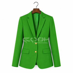 เสื้อเบลเซอร์ Cosh International Premium Alpha Kapa Sorority สำหรับผู้หญิง สีเขียวปักลายแบบกรีก เสื้อคลุมสำหรับสุภาพสตรี - Product Image 3