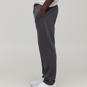 Pantalones Jogger Personalizados OEM/ODM, Corte Recto, 100% Algodón Canvas, Gruesos, con Logotipo Bordado Personalizado y Color Sólido - Product Image 2