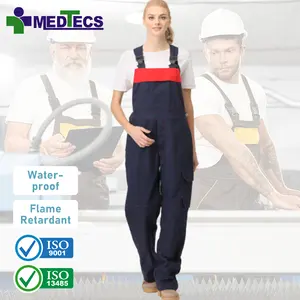 Jeans antistatici Baggy Full Chainsaw pantaloni protettivi da lavoro bavaglino e tutore per meccanici automobilistici per uomo