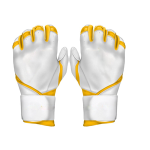 Gants de frappeur de baseball en cuir véritable à manchette longue, pour adultes, jeunes, professionnels, hommes/femmes, softball, sur mesure, légers - Product Image 4