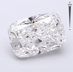 Diamante Sintético Cultivado en Laboratorio con Certificación IGI, Corte Cojín Alargado de 2.59 CT, Color D, Claridad VVS1, CVD 784605962, ROYAL GEMS - Product Image 1