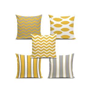 Housse de coussin décorative moderne en coton pur de qualité supérieure 100% personnalisable pour la maison - Product Image 1