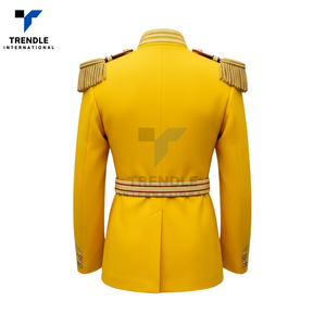Manteau d'uniforme de cérémonie sur mesure avec cordons décoratifs et épaulettes, respirant, durable, unisexe, pour adulte, vente en gros - Product Image 4