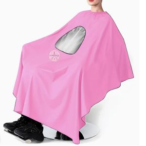 Tablier de barbier rose avec fenêtre transparente compatible mobile - Product Image 6