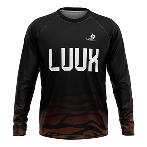 Maillot de sport à manches longues et col rond OEM pour homme, compression, évacuation de l'humidité, entraînement, fitness, loisirs - Product Image 5
