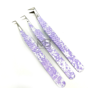 Pinzas para Extensión de Pestañas, Pinzas para Pestañas de Visón, Pinzas de Acero Inoxidable con Punta de Fibra, Logotipo Personalizado, Diseño con Impresión Personalizada - Product Image 4
