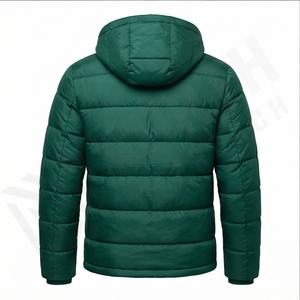 2025 Pakistan fabriqué de haute qualité nouveau hiver chaud toile doudoune poches imperméables manches longues dernière conception avant - Product Image 3