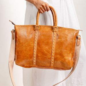 Bolso tote cuadrado de cuero genuino de diseñador de lujo para mujer, bolso de mano de lujo con asa superior y correa para el hombro, bolso de oficina. - Product Image 1