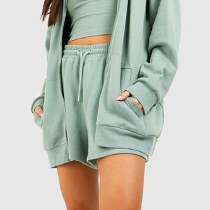 Nouveaux shorts décontractés pour femmes à prix avantageux, couleur unie, avec cordon de serrage, pour le sport et les loisirs. - Product Image 4