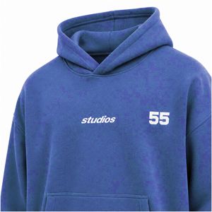 เสื้อฮู้ดดี้โอเวอร์ไซส์สไตล์สตรีทแวร์สำหรับผู้ชาย ผ้าคอตตอนหนานุ่ม เสื้อสเวตเชิ้ตแบบสวมหัว ผู้ผลิตเสื้อผ้าขายส่ง - Product Image 4