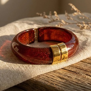Bracelets en résine haut de gamme faits à la main, lisses, personnalisables, vente en gros directe usine - Product Image 3