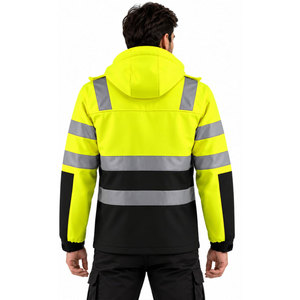 New Arrival <b>Men</b>’s Work Wear <b>Jacket</b> – Wholesale High-Quality <b>Reflective</b> Workwear with Stand Collar OEM & Custom Logos & Size - Product Image 3