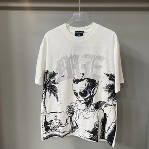 T-shirts pour hommes de haute qualité 100% coton, streetwear, logo sur le devant, design uni, coupe classique, respirant, couleurs personnalisées - Product Image 2