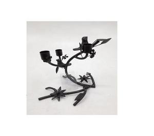 Bougeoir en métal en aluminium de décoration de maison et de mariage de vente chaude avec le pot de bougie fait main de finition en laiton de 7 bougies - Product Image 3