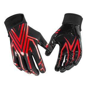 Guantes de Fútbol Americano Directo de Fábrica, Agarre Duradero y de Alto Rendimiento, Logotipo Personalizado, Proveedor Mayorista OEM para Importadores - Product Image 1