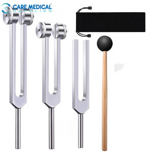 Juego de Diapasones Médicos Profesionales de Acero Inoxidable de 128Hz, Certificación CE Clase II, Uso Hospitalario y ORL, Venta al Por Mayor - Product Image 1