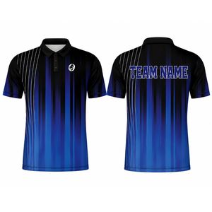 เสื้อโปโลฟุตบอลสีน้ำเงินดำสำหรับผู้ชาย เสื้อทีมมืออาชีพ ระบายอากาศได้ดี น้ำหนักเบา ชุดกีฬาสำหรับฝึกซ้อมและแข่งขันฟุตบอล - Product Image 1