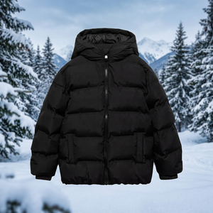 Custom Unisex Hooded Puffer Jacket Winter Quilted Jacket Warm <b>Bubble</b> <b>Coat</b> OEM ODM Private Label Wholesale - Product Image 4