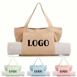 Reinforced corner sports bag made of 100% pure cotton with custom design & <b>label</b> for storage of youth athletic programs - Product Image 4