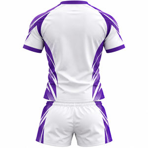 Factory Direct Wholesale Rugby Uniform Set Custom Design Quick Dry Rugby Jersey and <b>Shorts</b> Matching Sportswear for <b>Men</b> and Team - Product Image 3
