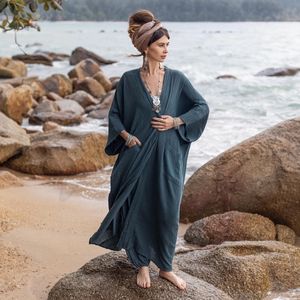 Magnifique Nouvelle Robe Kimono Bandeau pour Femme Coupe Classique Style Vacances Bohème Chic Tendance Tie-Dye pour Festival 1 - Product Image 1
