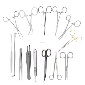 Juego de 14 Instrumentos Quirúrgicos Dentales Ortopédicos de Acero Inoxidable de Grado Hospitalario, Reutilizables, Autoclavables, con Certificación CE ISO - Product Image 2