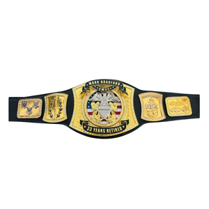 เข็มขัดแชมป์เกษียณคุณภาพสูง มาร์ค แบรดฟอร์ด CW05 33 ปีแห่งการเกษียณ เข็มขัดรางวัลส่วนบุคคล ของขวัญคุณภาพพรีเมียม - Product Image 1