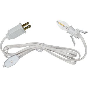 Ampoule LED simple de remplacement avec cordon à clipser pour maison de village de Noël, 1 paquet de lumières de Noël - Product Image 1