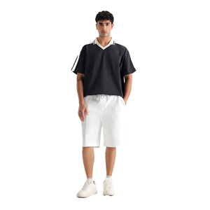 Men Lightweight Summer Sportswear <b>Set</b> With Casual Cotton T Shirt And Shorts Factory Supplier - Product Image 1