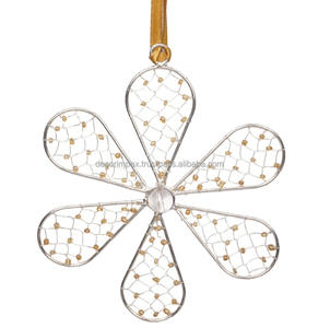 Heart Shape Aluminium Silver Hanging <b>Ornament</b> Metal Hanging Decorative Iron <b>Ornaments</b> with Christmas Front House Decor Item - Product Image 5