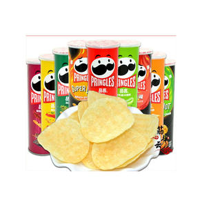 Chips Pringles saveur BBQ 165g avec 14g de matières grasses par portion pour une expérience de dégustation indulgente, achat en gros disponible - Product Image 3