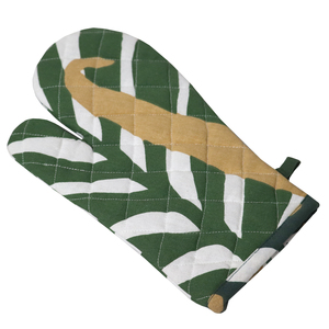 Mitaines de four imprimées 100% coton pour usage en cuisine, ensemble de mitaines de four pour restaurant, vente en gros en Inde - Product Image 3