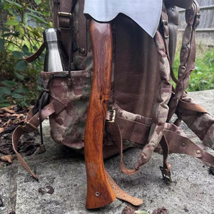 Hache à dos plat en acier à haute teneur en carbone de qualité industrielle, fabriquée à la main par Steel Craft International, manche en bois de 18 pouces, 1,5 kg, garantie 1 an - Product Image 1