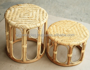 Traditional Handmade Solid Wooden Industrial Bench Vintage Straw Banquette Handcrafted Bone Inlay Console Portable Multi-Purpose - Product Image 4