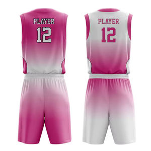 Ensemble d'uniformes de basketball réversibles personnalisables avec nom d'équipe – Maillot et short de basketball pour hommes, femmes, jeunes et adultes – Tenue de sublimation - Product Image 5