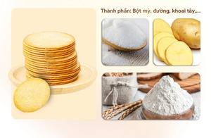 Galletas de Patata 342g, Paquete Grande, Galletas Vegetales Finas y Crujientes, Fábrica de Vietnam - Product Image 5