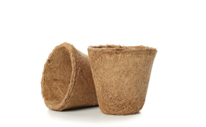 Pot de semis en fibre de coco naturelle - Contenant de culture biodégradable pour pépinière et horticulture |   Fibre de noix de coco naturelle - Product Image 5