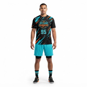 Custom Sublimation Kickball Uniform Set <b>Women</b> Sports <b>Jersey</b> <b>Shorts</b> Team Athletic Wear - Product Image 3