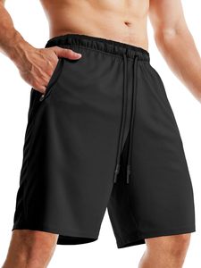 Shorts Cargo Décontractés d'Été pour Hommes en Coton Respirant Léger avec Taille Élastique et Cordon de Serrage, Multi-Poches, pour Activités de Plein Air et Voyage, Couleur Unie - Product Image 2