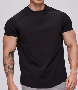Camiseta Deportiva y de Yoga, Ligera, Holgada, Personalizada, Cuello Redondo, Corte Ajustado, Secado Rápido, Tallas Grandes para Hombre - Product Image 4