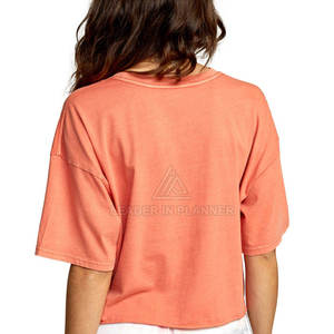 Camiseta Corta Informal de Alta Calidad para Mujer, Servicio OEM, Diseño de Ropa Femenina, Camisetas Duraderas, Precio Razonable 2026 - Product Image 3