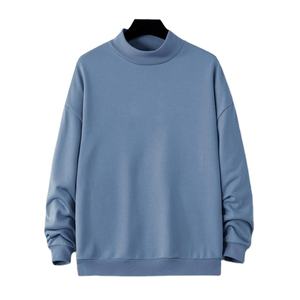 Sweatshirts en molleton à col montant pour hommes, de haute qualité, OEM, vierges, pour l'hiver, surdimensionnés, grande taille, pour hommes - Product Image 1